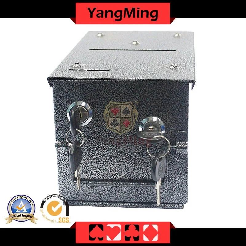 Casino Coin Cash Box Pumping Water Tank for Install Casino Poker Table with Lock Ym-Mx01