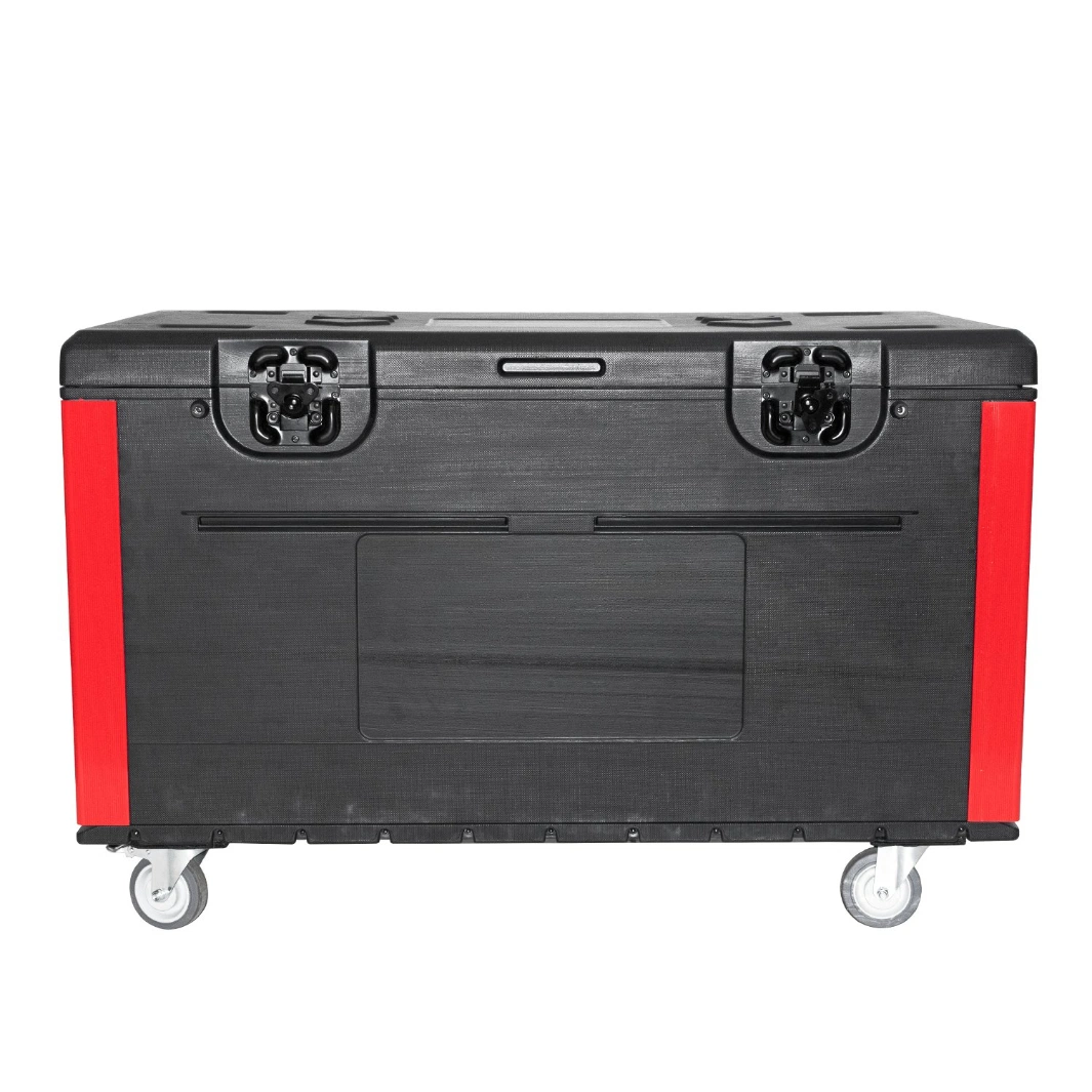 Ausstellung Zeigen Plastic Road Cases Transport Tool Box Plastic Flight Fall