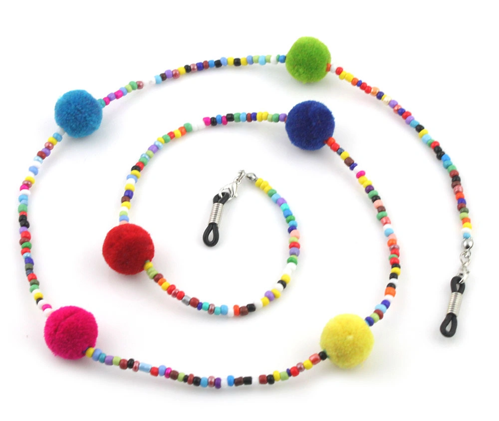 Colorful Beaded Eyeglass Chain Sunglass Holder Glasses Chain Lanyards for Women and Girls