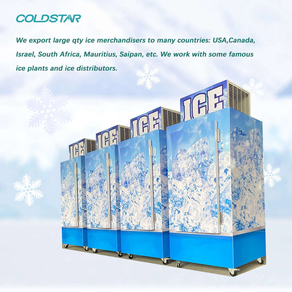 Outdoor Fridge Cold Wall Ice Machine Storage Bin