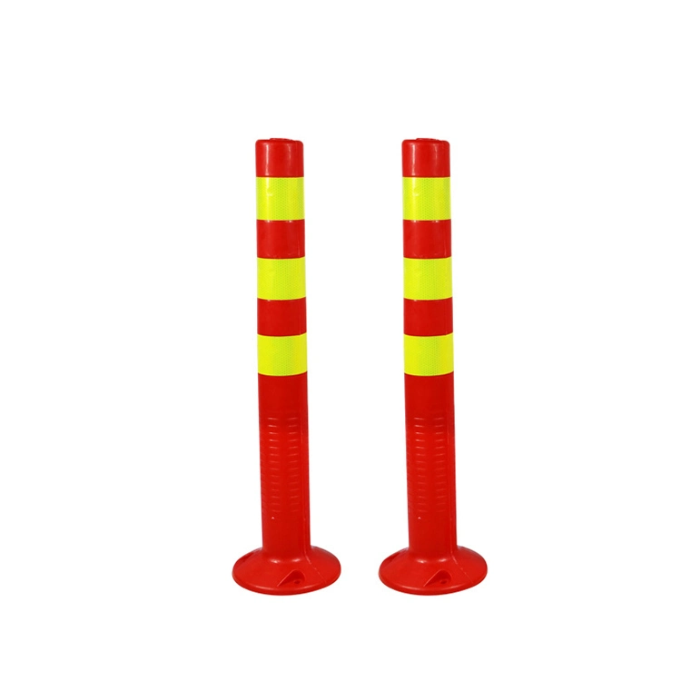 Road Traffic Post Reflective PE Delineator Post / Guide Post / Spring Bollard