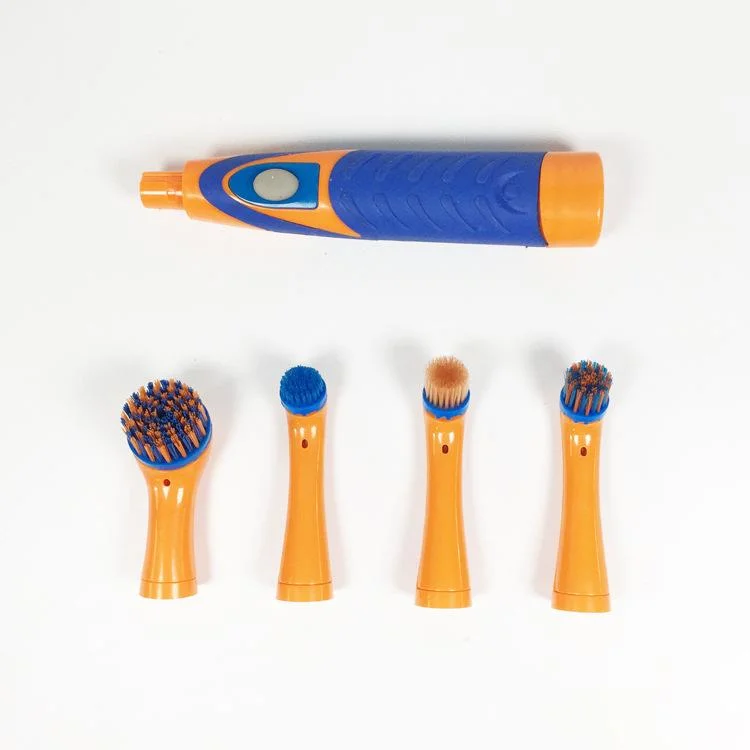 Brosse de nettoyage électrique sans fil, outil de nettoyage ménagers, portable, d'épurateur de spin pour salle de bains/mural/de carrelage au sol/baignoire/toilettes/cuisine plinthe/