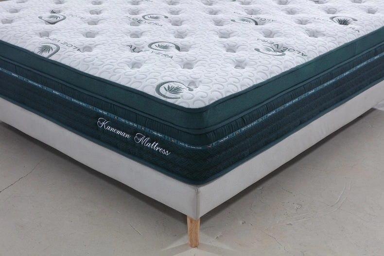 OEM Newest Design Wholesale/Supplier Home Use Colchones Bamboo Fabric Vacuum Roll up Pocket Spring Mattress in a Box