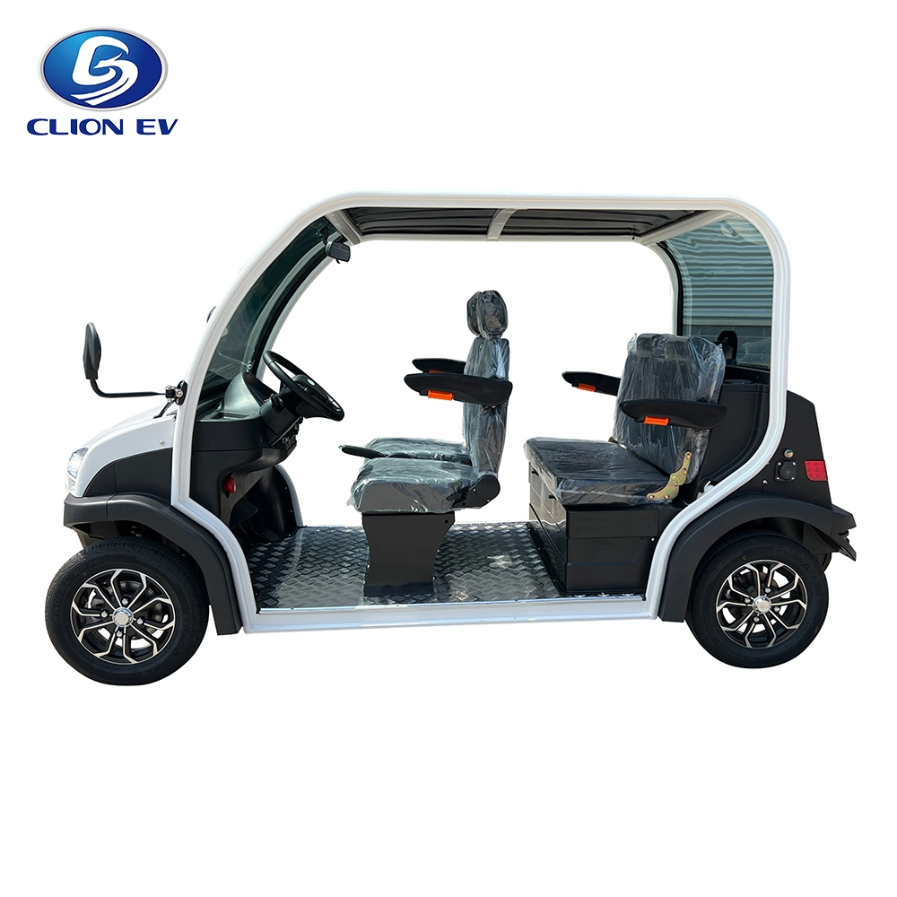 Multi-Functional 4 Passenger Electric Utility Vehicle Sightseeing/Security Patrol Car