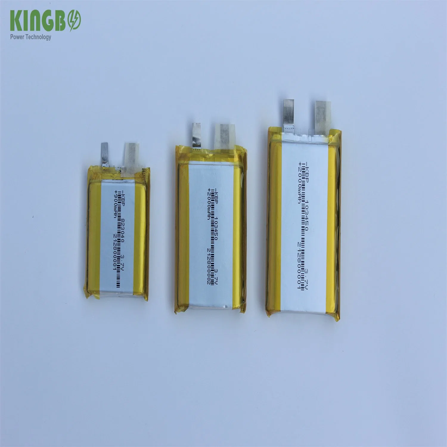 Batterie rechargeable 2400mAh batterie polymère lithium 3,7 V Pack