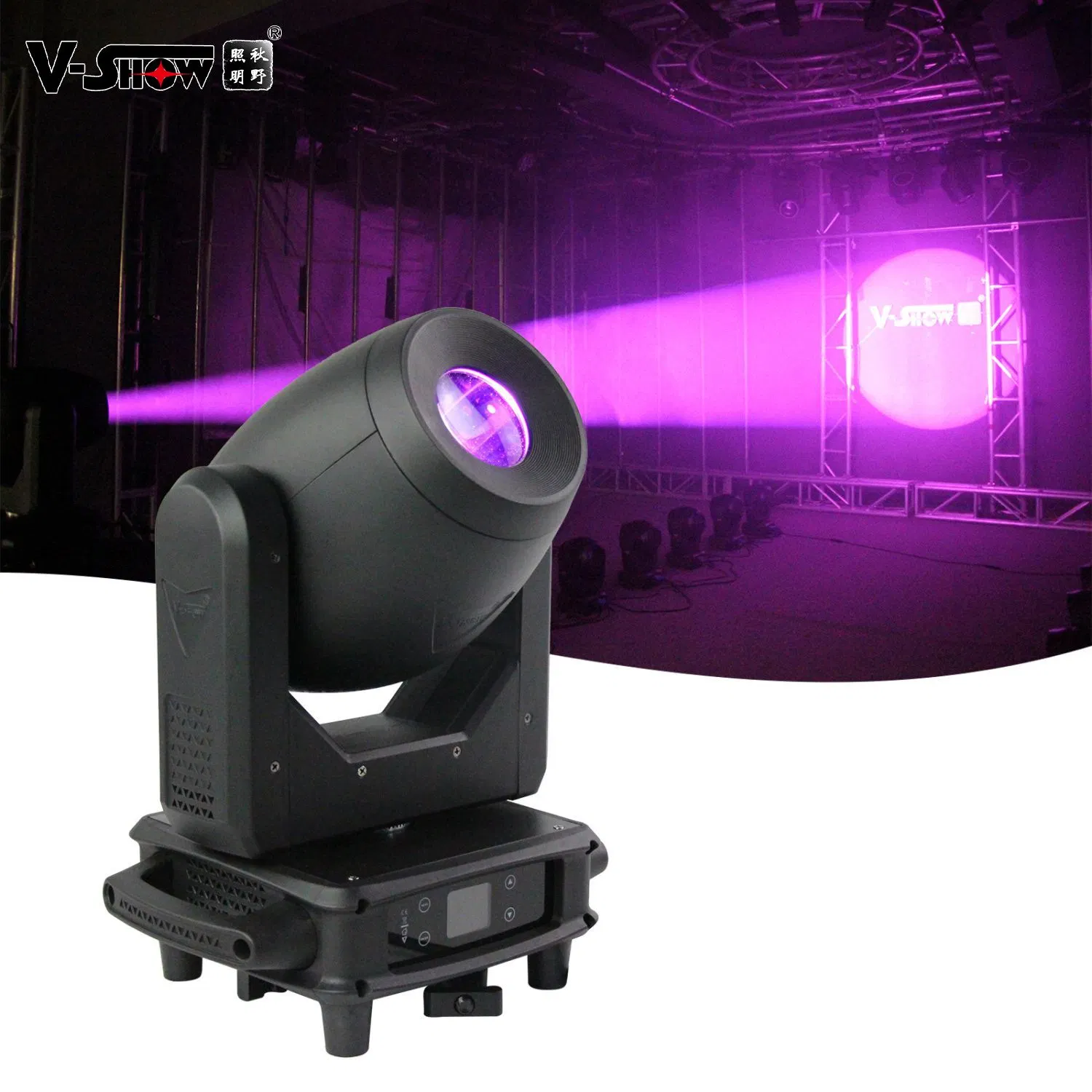 V-عرض المرحلة LED 150 واط بقعة الضوء المتحركة رئيس الخفيفة DJ الخفيفة LED رئيس الضوء بقعة تأثير