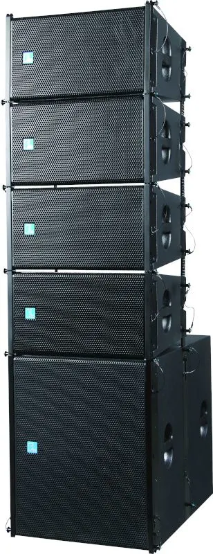 10&prime; &prime; Waterproof Neodymium Hanging and Stacking Mini Line Array Speaker