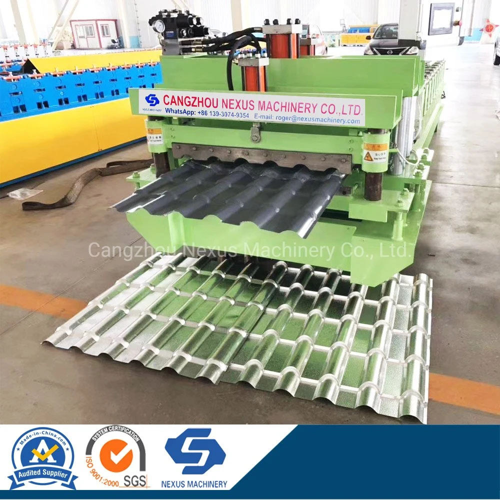 Metal Color Roof Step Tile Sheets Roll Forming Machine with Cheap Price