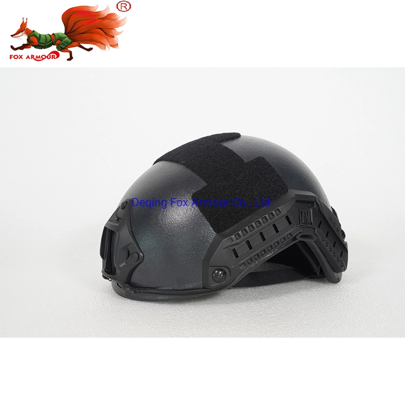 Tactical Ballistic Helmet with Frontal Shroud Fast Aramid Head Protector for Army