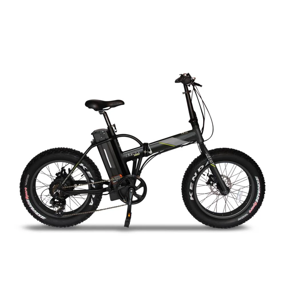 Moto elétrica nova de 2023" e-bike dobrável de 20" com 20 polegadas Pneus gordos bicicleta elétrica