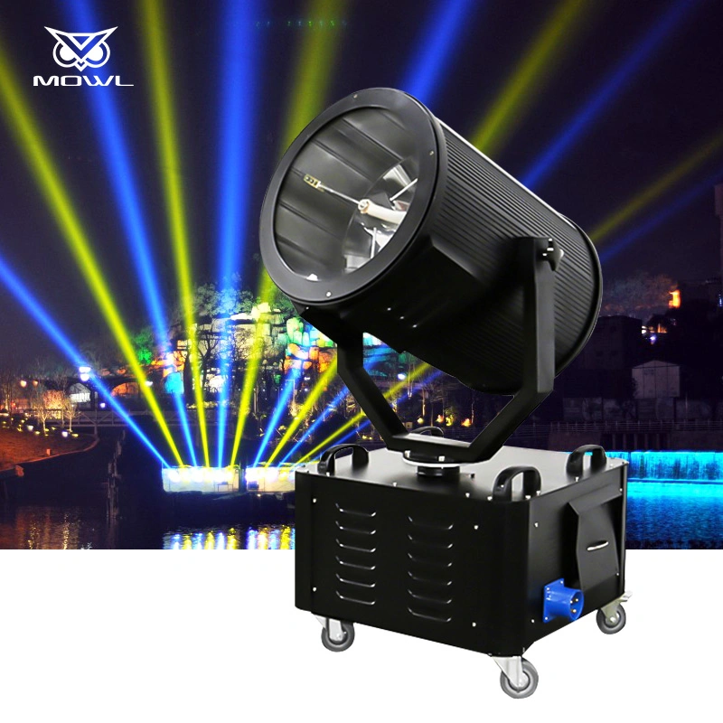 2023 Most Popular DMX512 Colour LED 3000W Waterproof Moving Head Beam Outdoor Sky Searchlight for Hight Building