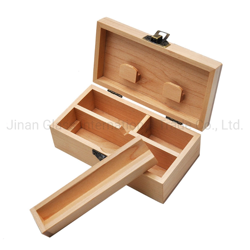 Portable Wood Storage Box Camphor Wood Cigarette Storage Box Hand Cigarette Tool Box