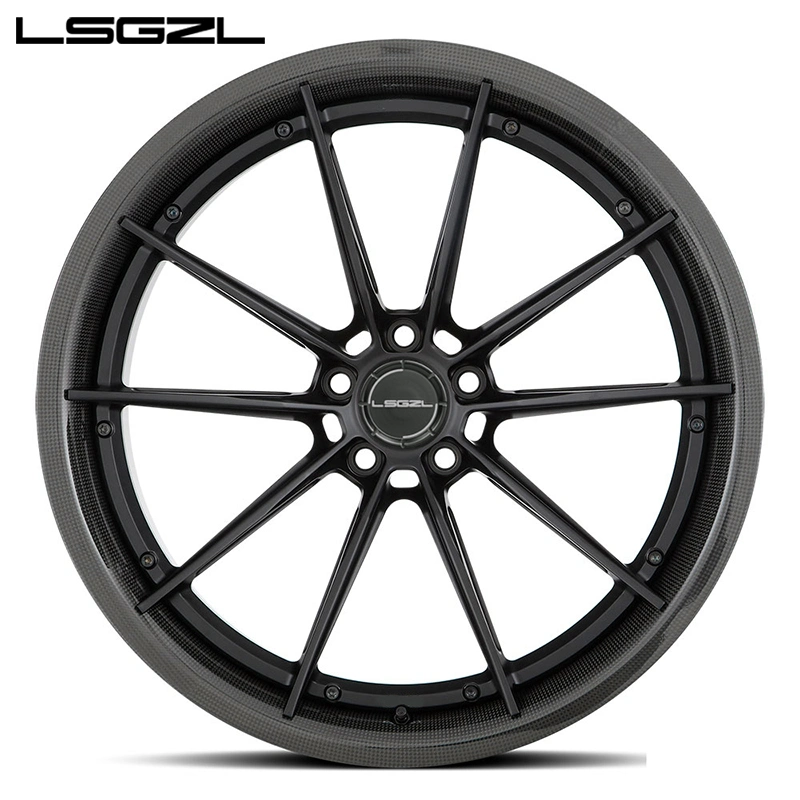 Forged Passenger Car Rim Carbon Fiber 18X8 19X8.5 Rines Replica Wheels 5X114.3 5X120