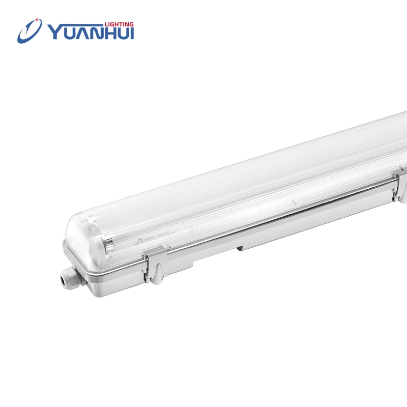 Hot Sale Dust-Proof imperméable en plastique Tri-Proof Tube Fluorescent Lamp Fixture (YH11)