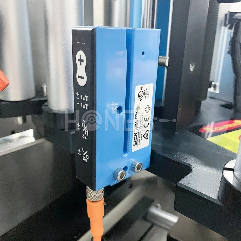 Afinar completamente automática de doble cara de la máquina de etiquetado de la máquina de la etiqueta de alta velocidad /Cinta personalizada Número de lote de dispositivo de impresión