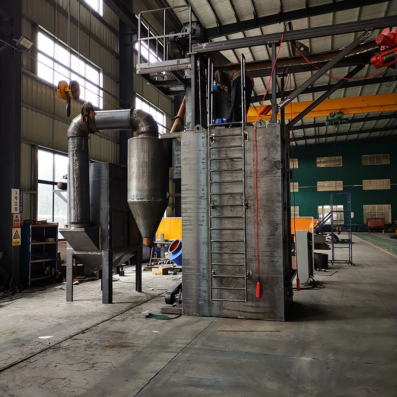 Customized Hook Hanger Type LPG Cylinder Shot Blasting Machine