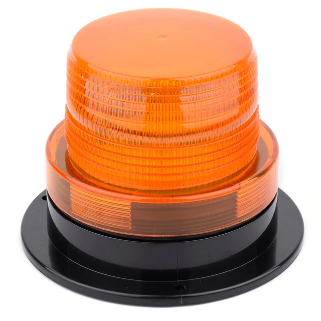 Gyrophare stroboscopique d'urgence orange DC12V-110V, témoin d'avertissement LED pour les véhicules de camion