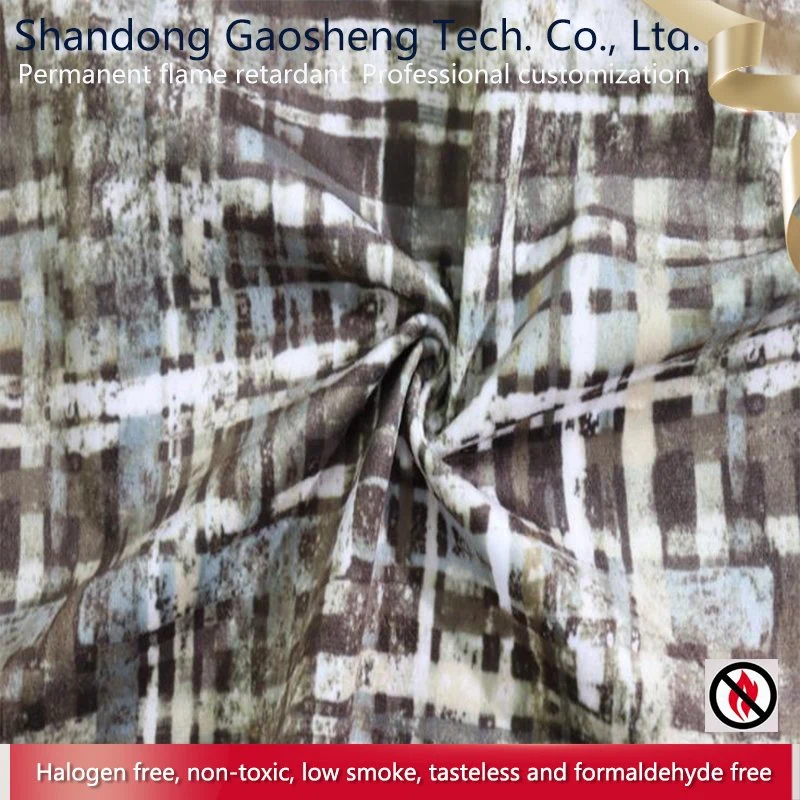 Specializing Customize Cheap New Style Ifr Printing Velvet Fabric Home Textile