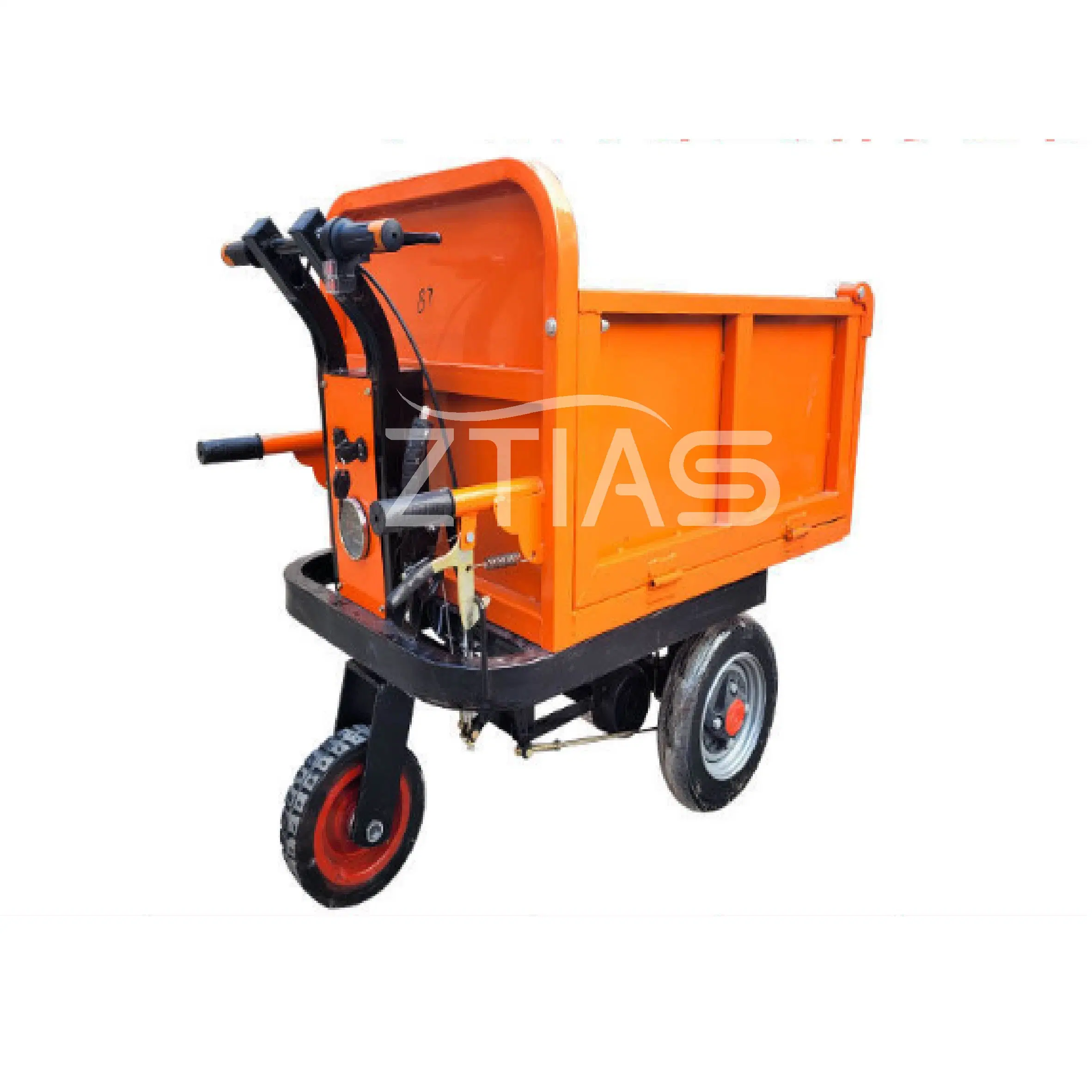 Jack-up 3 Roues Tricycle Électrique de Transport de Marchandises Mini Camion Benne Électrique