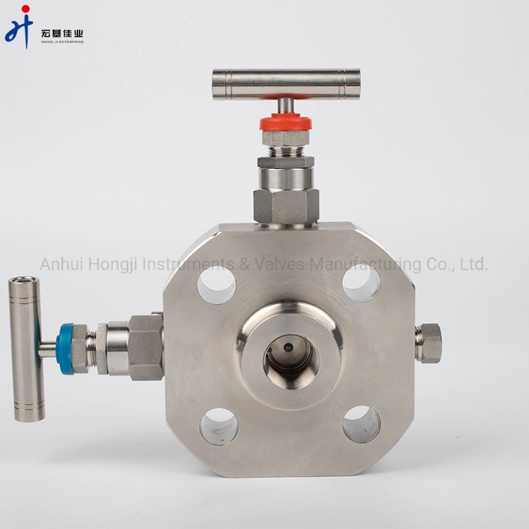 High Pressure Forged Needle Valve with Flange 6000psi Block & Bleed Flange Valve