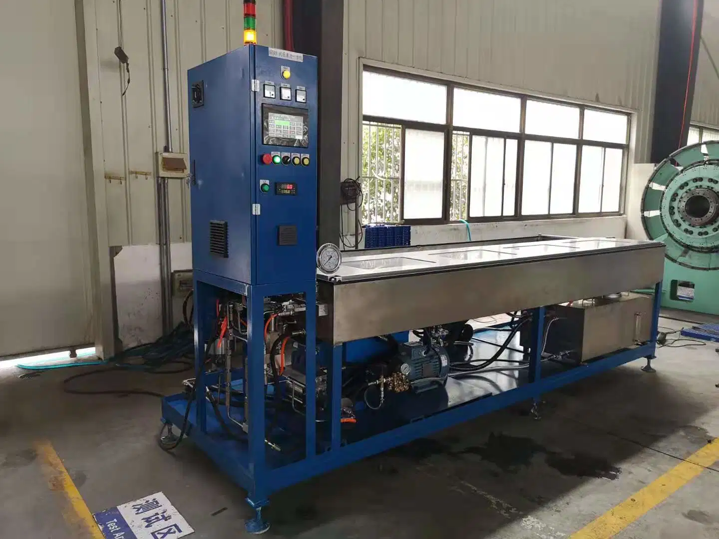 Test 1000 Hoses One Day Integrationautomatic Hydraulic Hose Pressure Test and Cleaning Machine