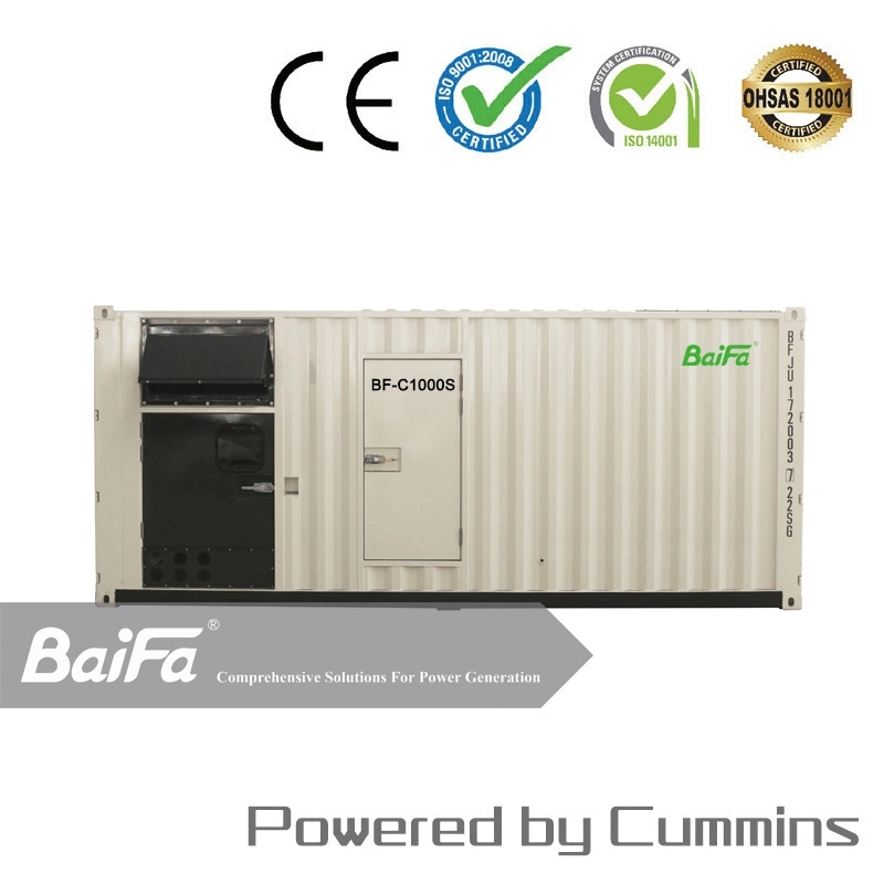 880kw Containerized Electric Power Diesel Generator Powered by Cummins Engine Genset with Stamford Brushless Alternator Supplier