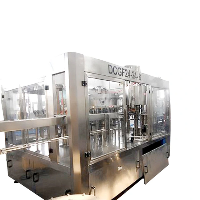 Good Quality Carbonated Soft Drink Filling Packing Machine / Soda Water Bottling Labeling Equipment / Production Line