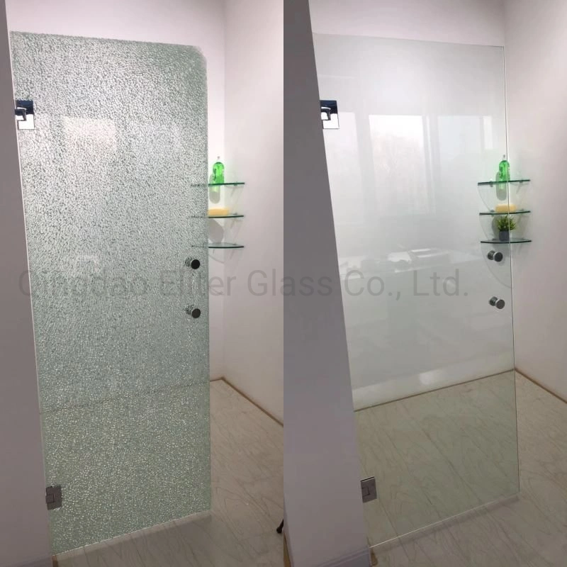 3-19mm Tempered Glass Door / Shower Room Glass with CNC Cutting & Polished Glass