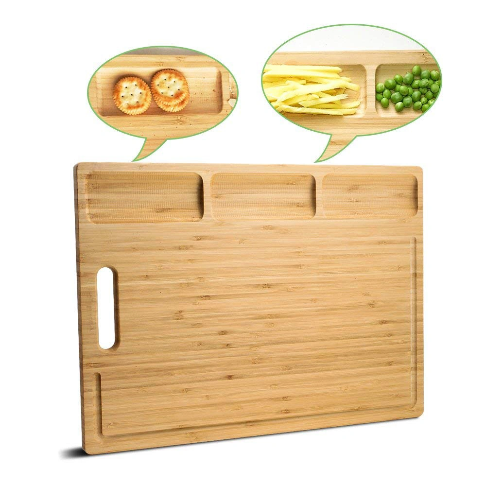 Customized End Grain Bamboo Eco-Friendly Kitchen Implement Wholesale/Supplier Board Accessories