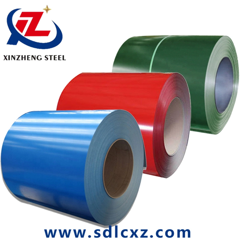 Ral Color 0.13mm-0.8mm Prepainted Steel Coil for Roofing Sheets Building Material