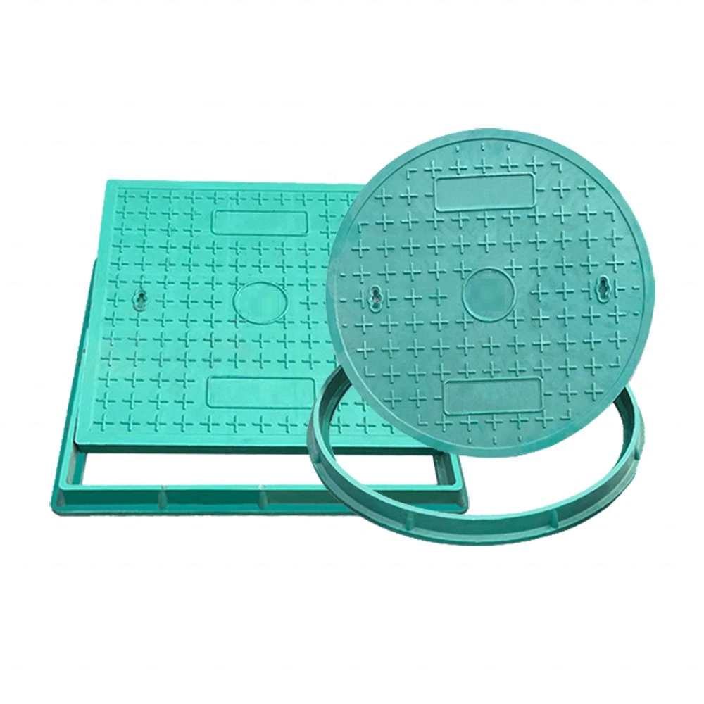 BMC CMC Plastic Manhole Drain Cover Fiberglass FRP with Opening Hole