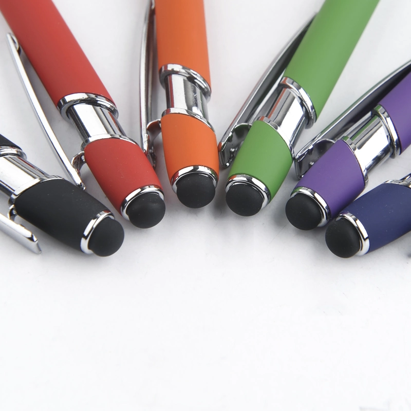 Pen Supplier Marketing Promotional Aluminum Bamboo Screen Stylus Metal Pen