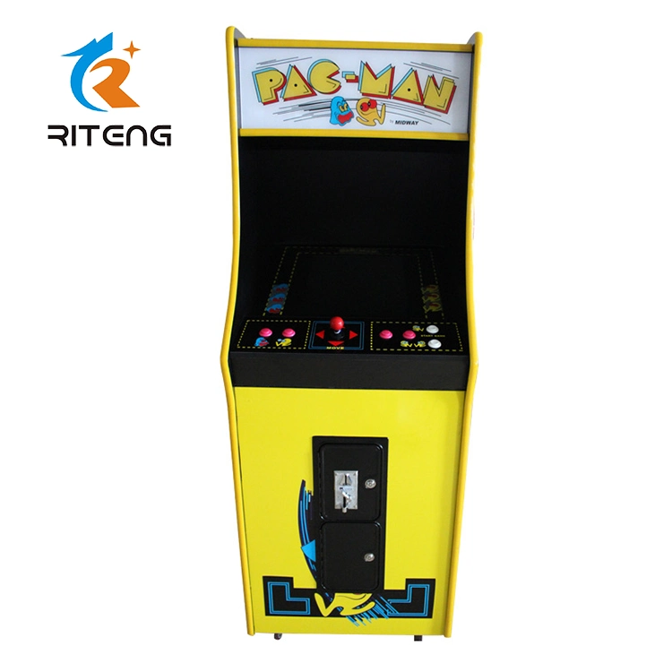 Com moedas de jogo de vídeo de arcada vertical gabinete da máquina Multi jogo PAC Man