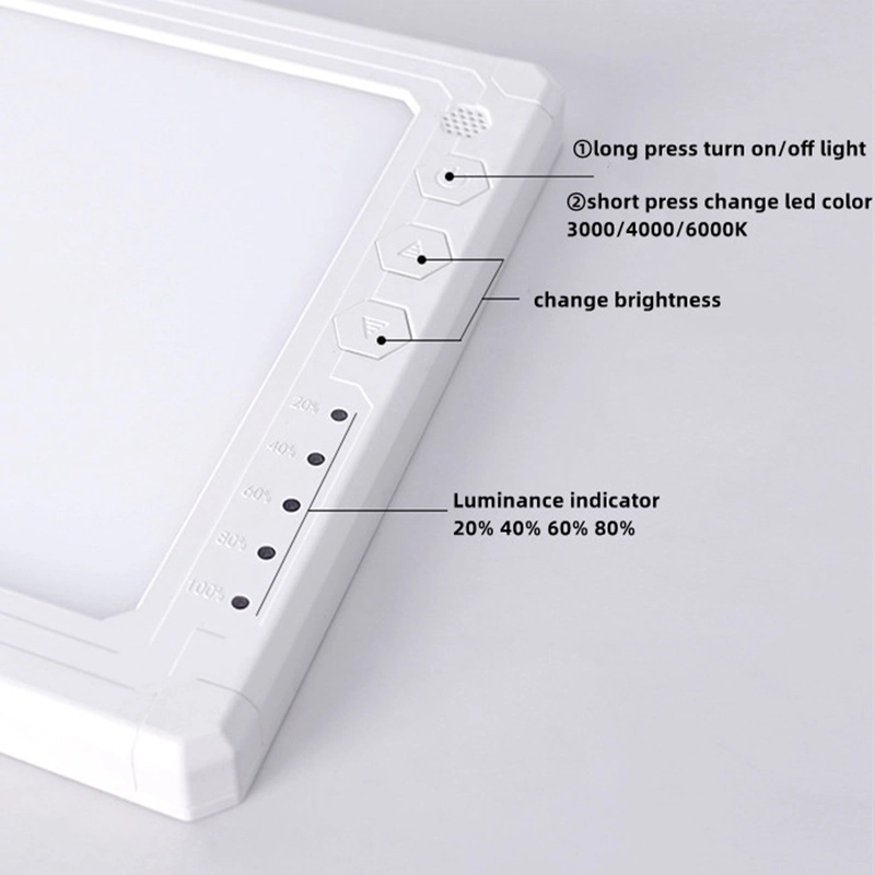 12V-30V 15W Luz de Panel Interior de luz de techo LED RV Marina Techo interior Luz blanca de la cubierta Iluminación del barco