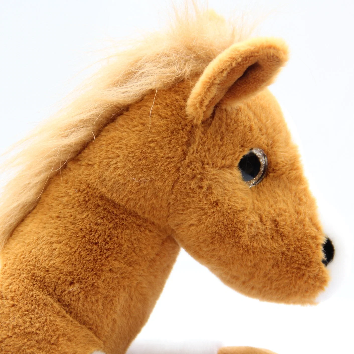 Bebé macio de peluche macio de 30 cm, brinquedo, cavalo gigante realista