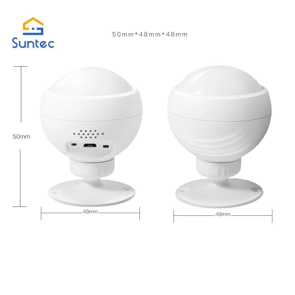 Tuya Intelligent Indoor Use Ceiling Wireless PIR Motion Detector WiFi Infrared Sensor for Smart Life Apps Intruder Alarm System