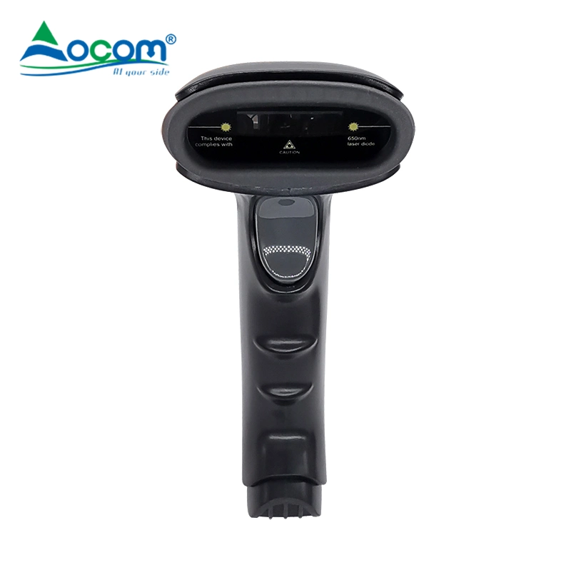 POS System Wireless Barcode Scanner 2.4G or Bt 1d Laser Scanner