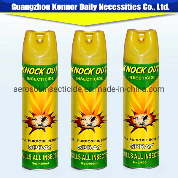 Knock out Tinplate 400ml Oil Based Aerosol Insecticide Spray