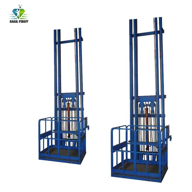 Hot Sell Hydraulic Guide Rail Lift Vertical Forklift Cargo Lift