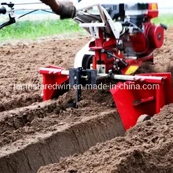 Mini Mechanical Multi-Function Bed Former Rotary Power Tiller