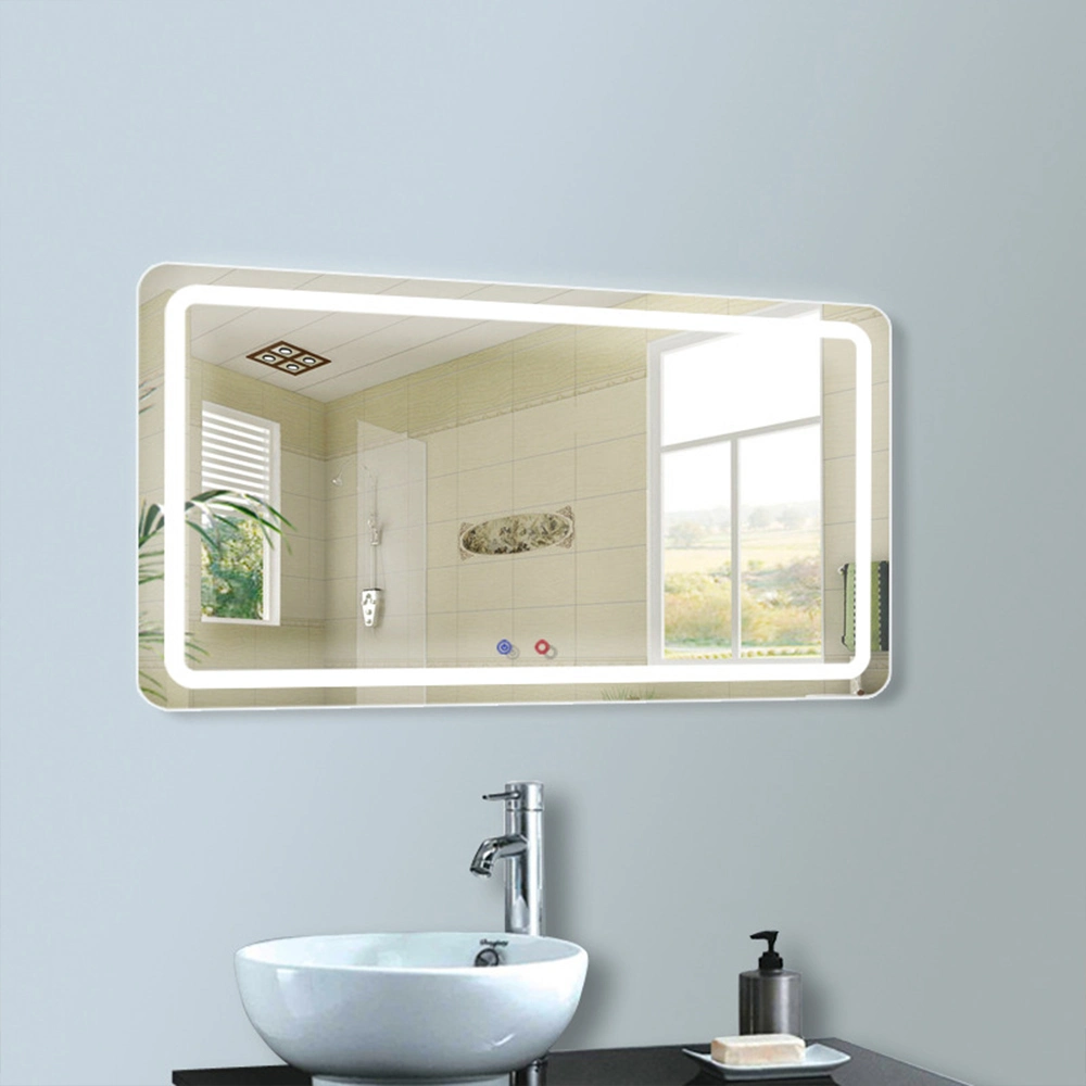 High quality/High cost performance Modern Home Frameless Round Backlit LED Lighted Bathroom