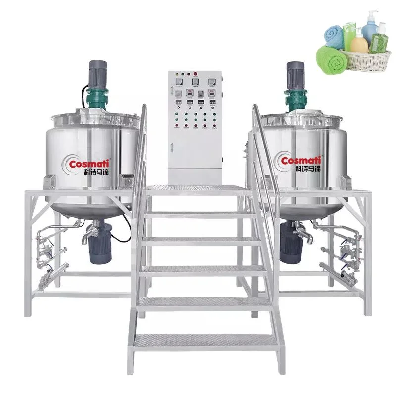 2000L Liquid Detergent Mixing Agitator Tank Mixer Homogenizer