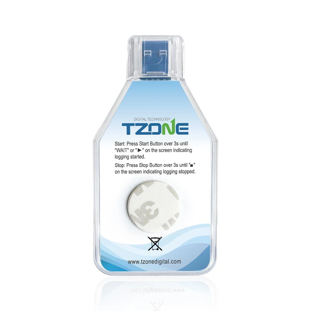 Tzone USB Thermometer Recorder 32000 Points Disposable Temperature Data Logger for 30 60 90 Days