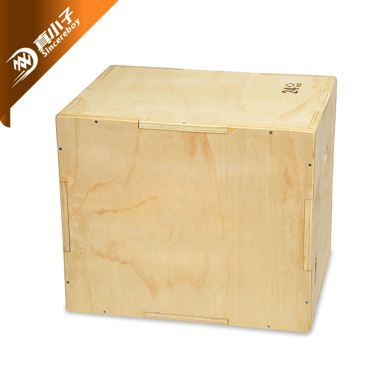 معدات تمارين اللياقة البدنية الخشبية ذات الصندوق الزاوي المصنوع من الخشب والجبن
