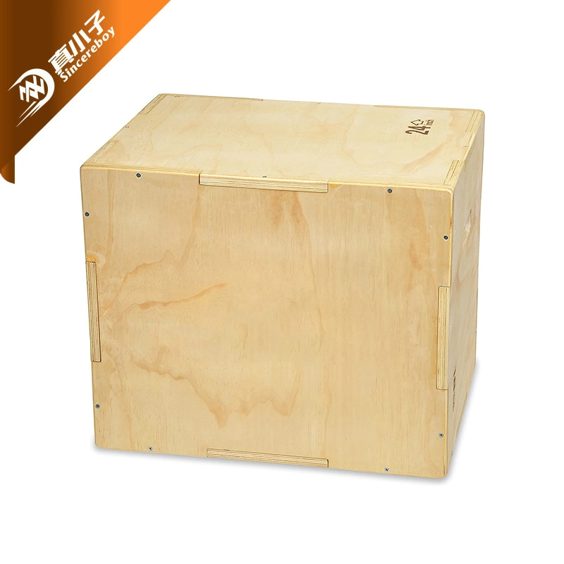 Bois Bois Plyo Plyometric Case Jump Box Matériel d'exercice de remise en forme