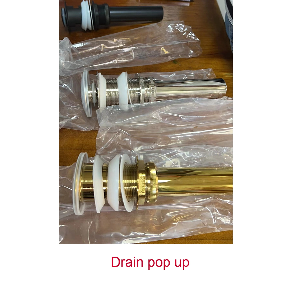 Pop up Waste Drainer Bathroom Sink Drain Basin Sink Waste Strainer Drain