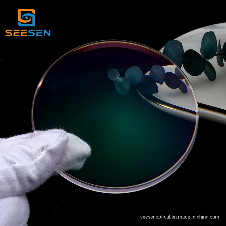 Cr39 1.56, 1.61, 1.67, 1.74 and 1.59 PC Blue Cut Lens Coating Blue Eyeglasses Prescription Lenses