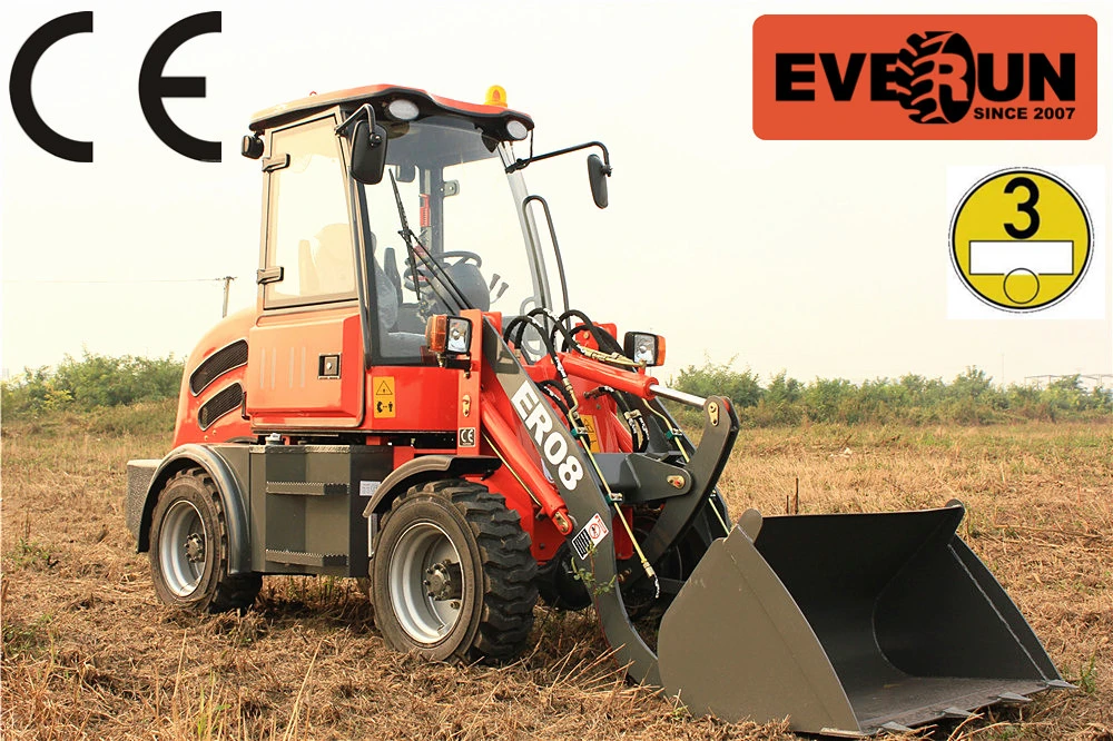 Er08 CE Approved Small Front End Loader