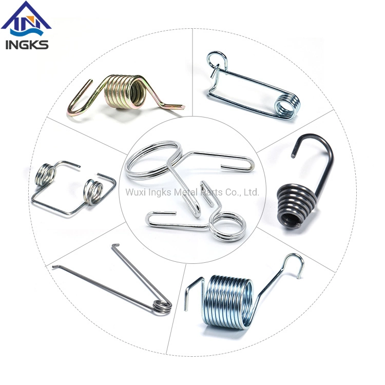 Pin Shape Ss Metal Plated Coil Stainless Steel Alloy Steel Torsion Spring