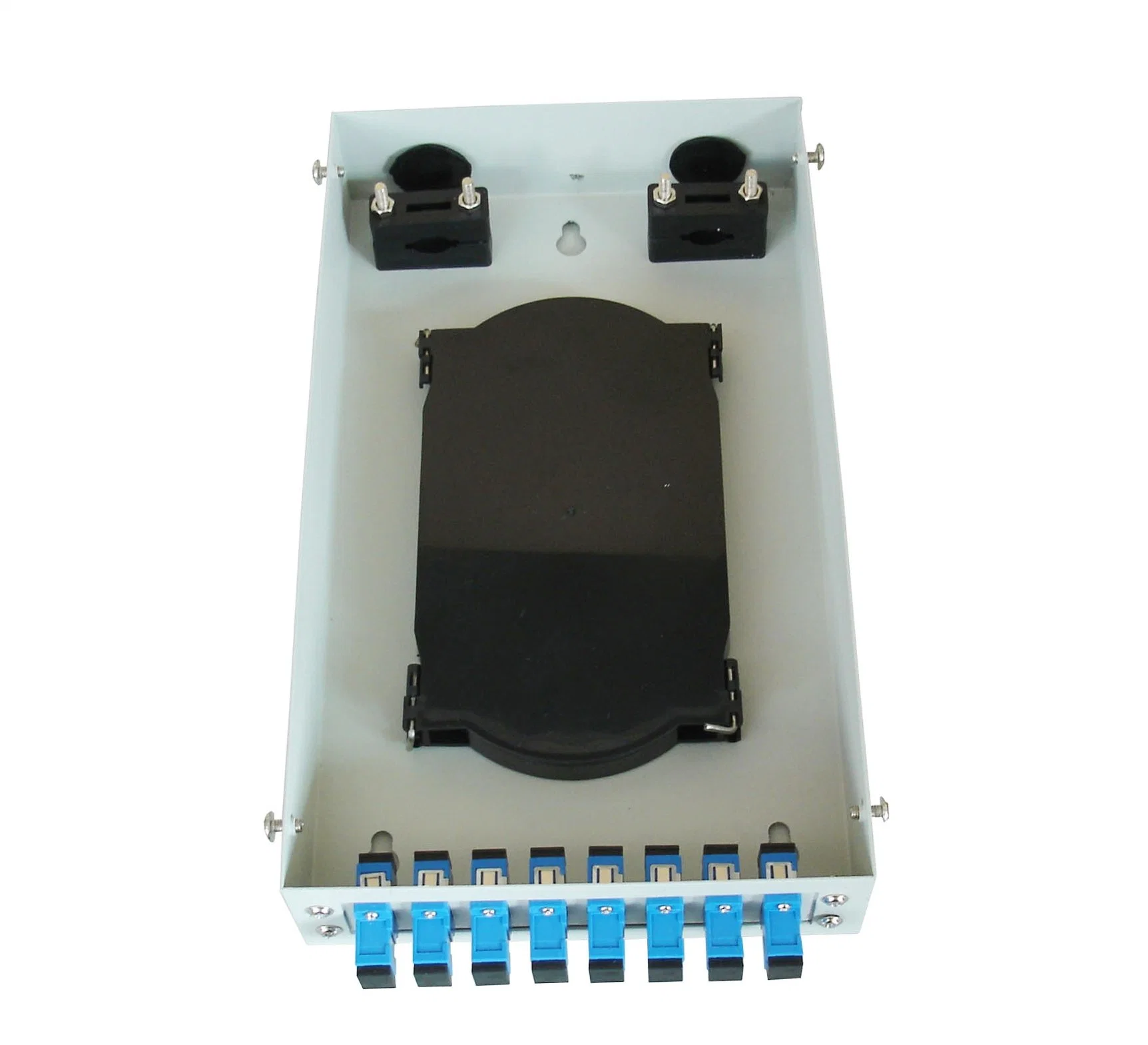 FTTH Mini Fiber Optic Terminal Box Cold-Roll Steel Cable Connect Distribution Box